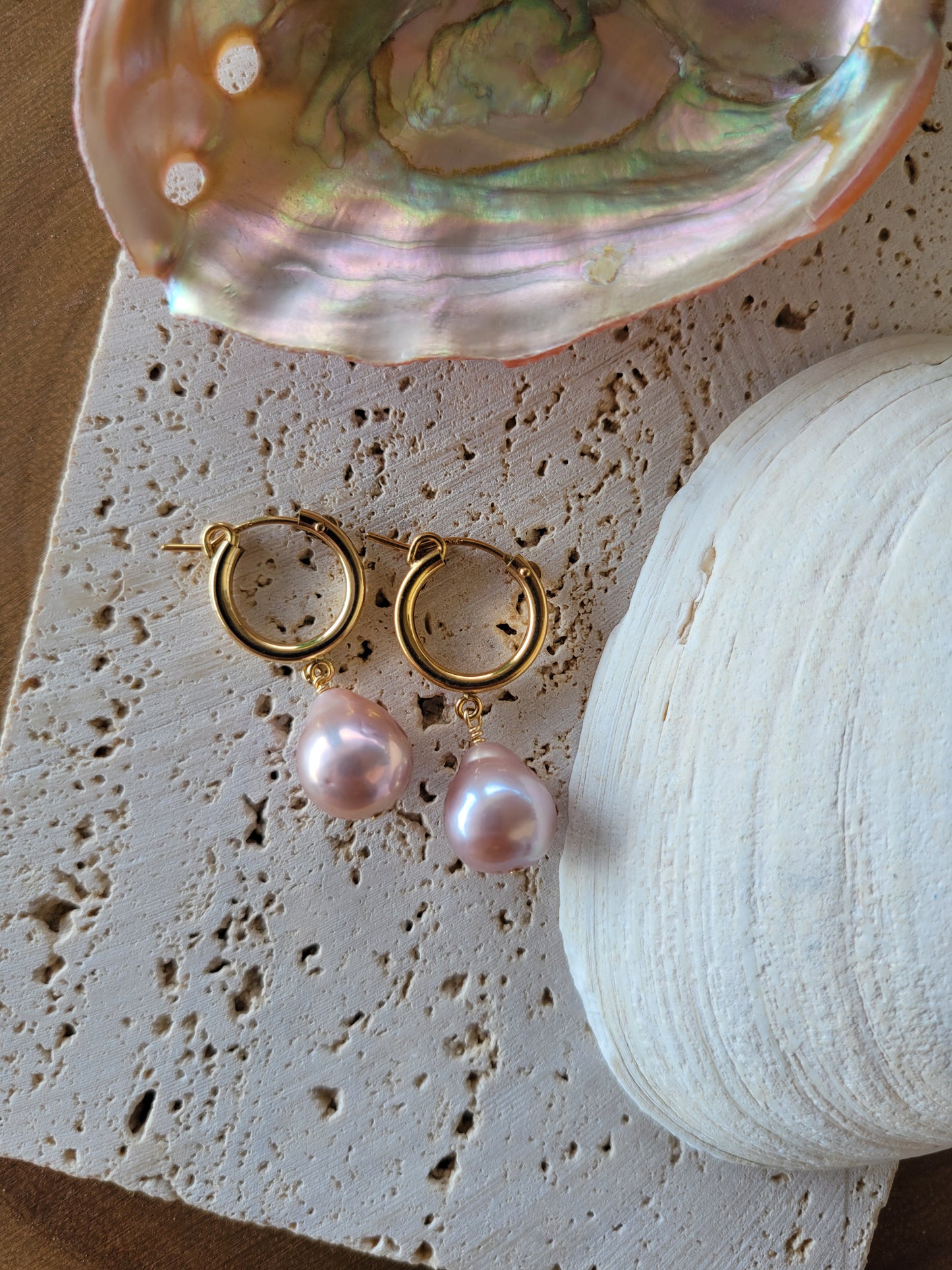 Edison pearl huggies