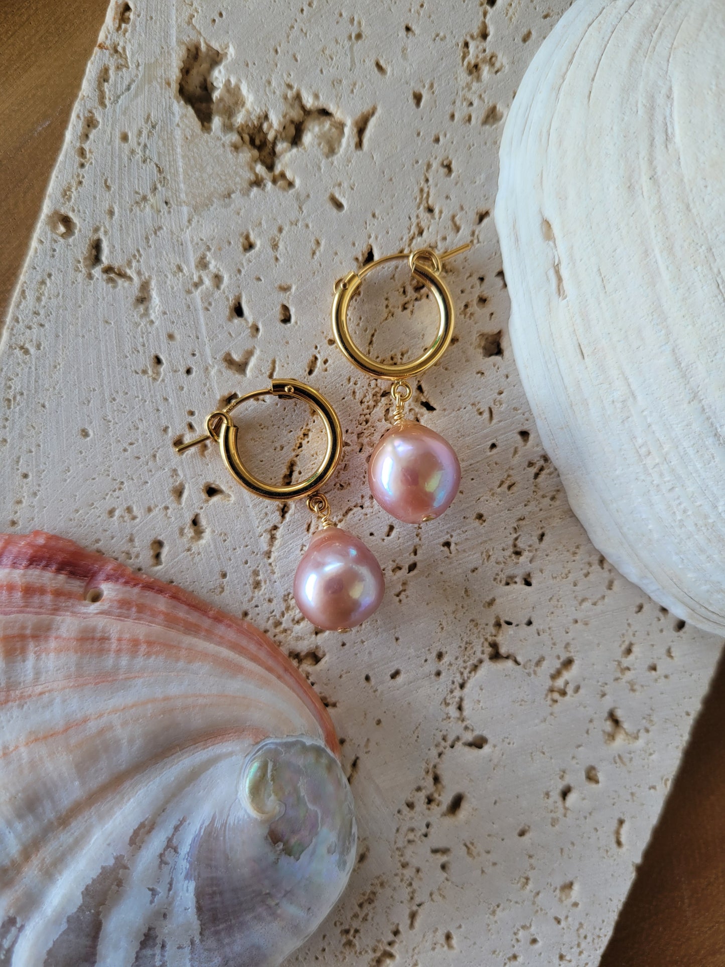 Edison pearl huggies